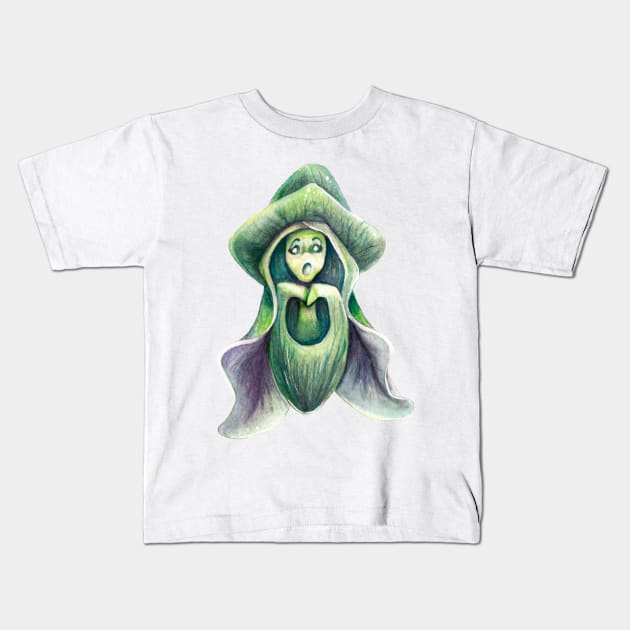 Screaming Orchid Kids T-Shirt by volkanic-ash